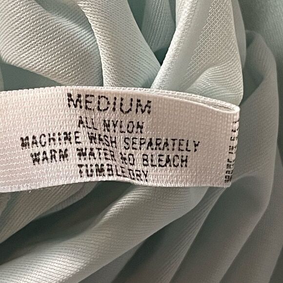 Vintage Shadowline Nightgown and Robe Set Size Medium Lace Flowers lBlue USA - Picture 17 of 17